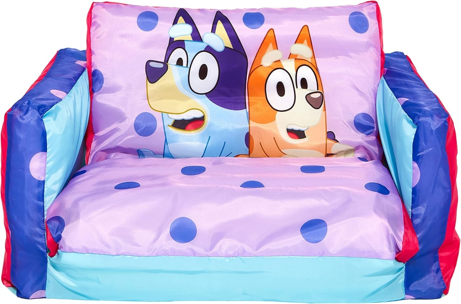 Bluey 2 in 1 Inflatable Flip Out Mini Sofa Bild 1