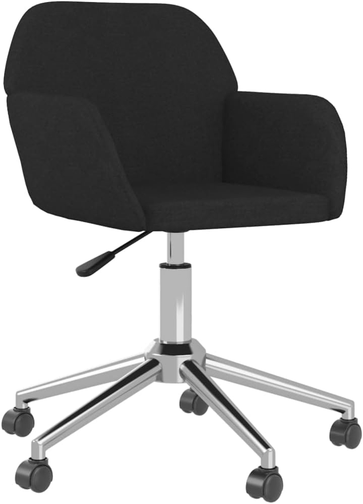Bürostuhl Drehbar Schwarz Stoff [344734] Bild 1