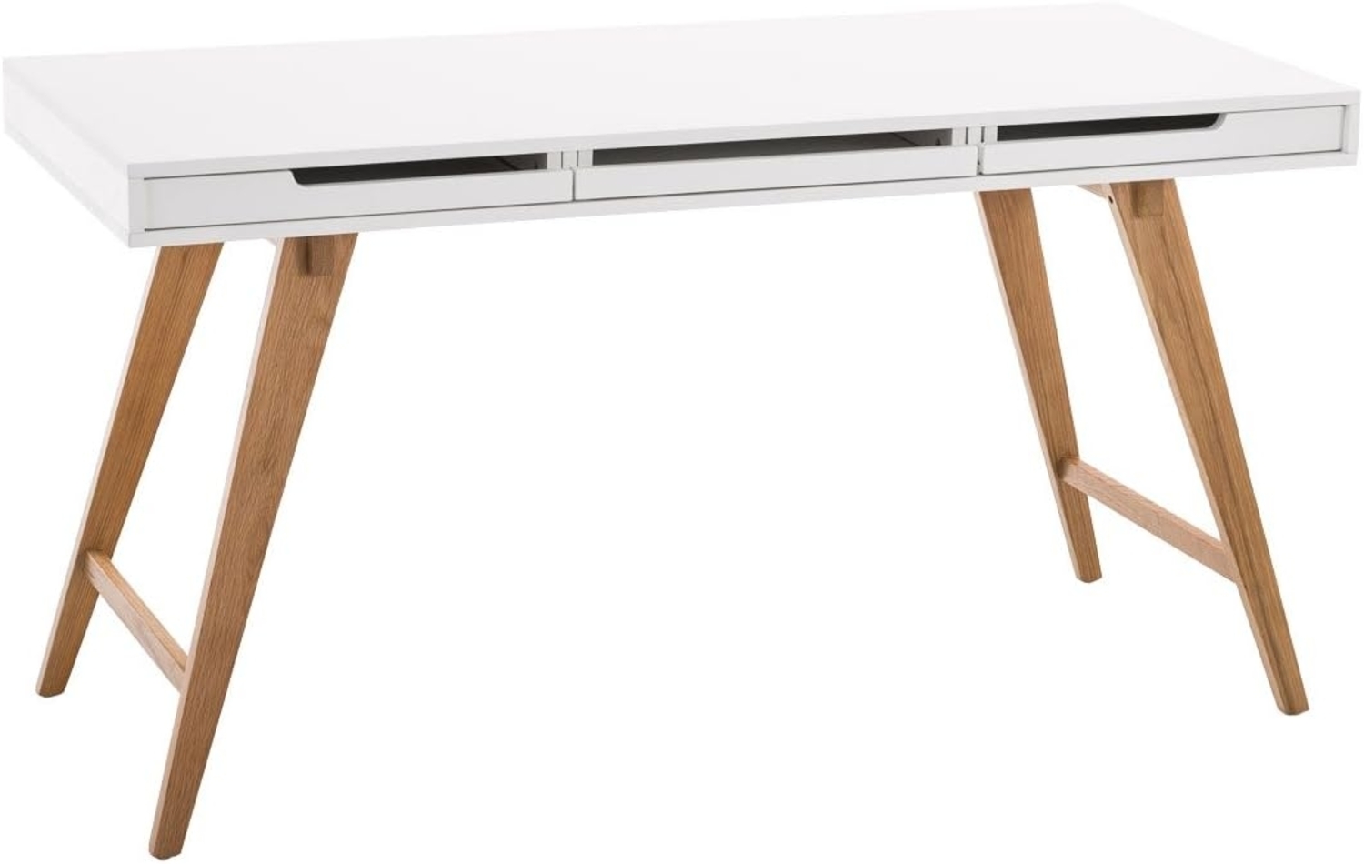 Schreibtisch Porto 140 cm V2 weiß Bild 1