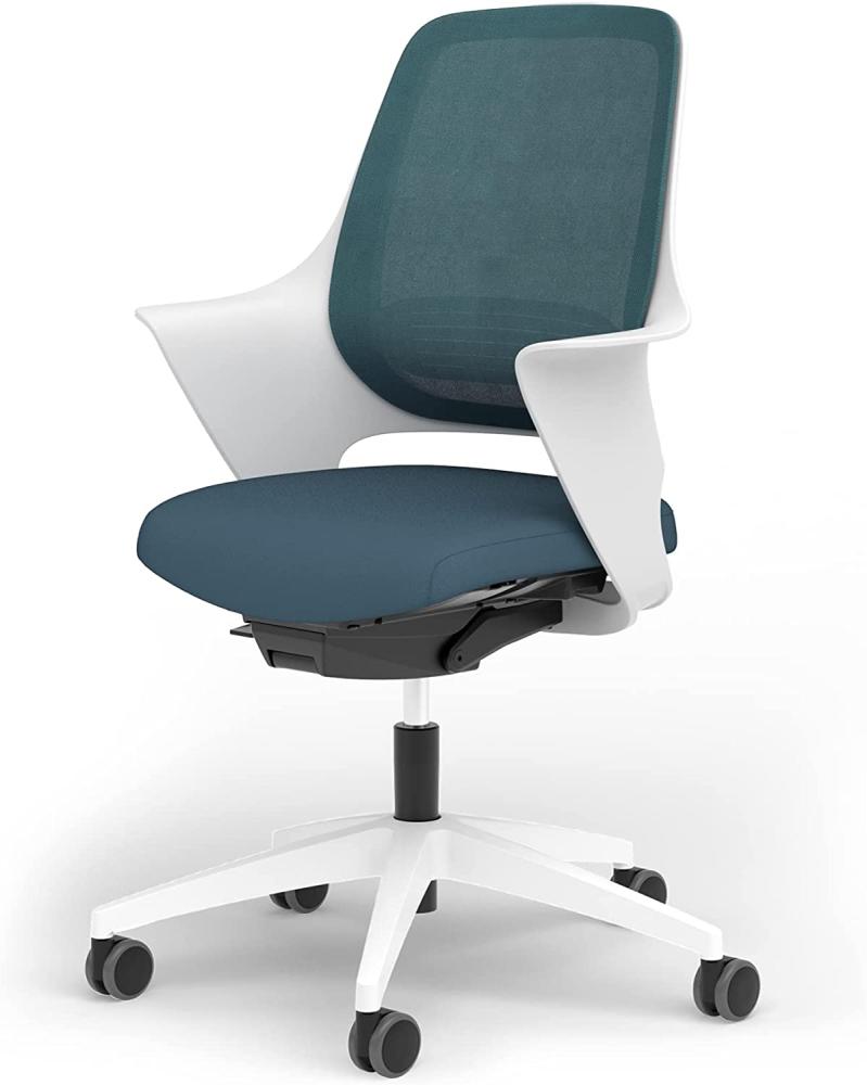 Ergotopia® WellBack, Ergonomischer Bürostuhl Made in Germany, Bequemer Schreibtischstuhl mit Lordosenstütze und Synchronmechanik, für Büro und Homeoffice Bild 1