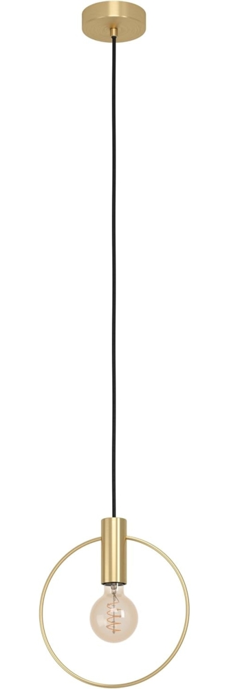 Eglo 98834 Hängeleuchte MANIZALES messing-gebürstet L:25 B:10,5 H:110cm dimmbar Bild 1