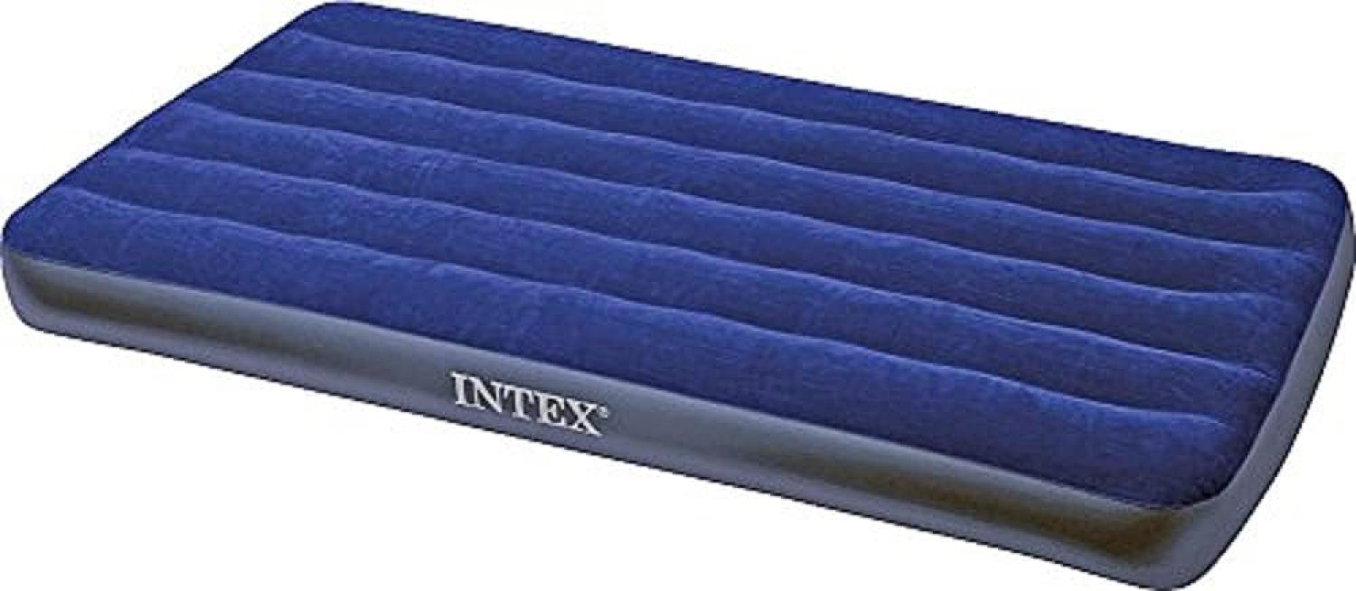 Intex Luftbett 2-in-1-Ventil, Vinyl blau, 191 x 99 x 25 cm Bild 1