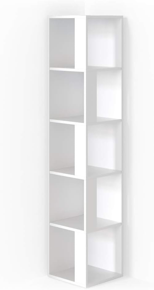 Eckregal Lio Weiß 33.3 x 162.2 cm Vicco Bild 1