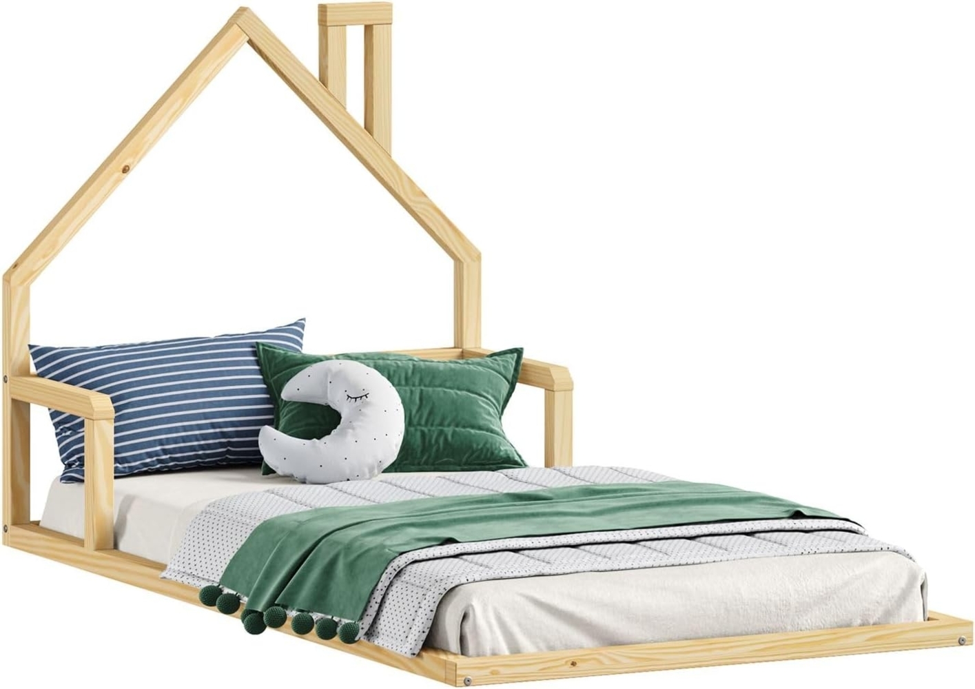 IDIMEX Kinderbett ELOA, Bodenbett Kinderbett 90x200 cm Montessori Bild 1