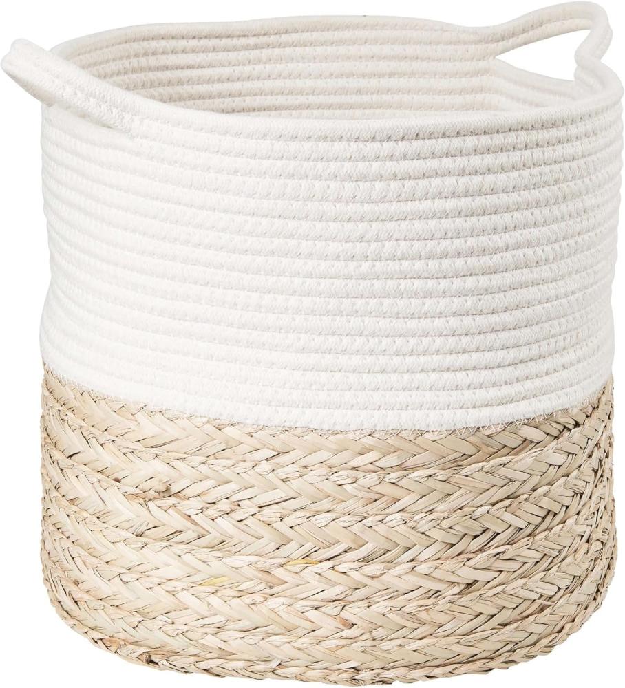 BUTLERS Dekokorb COTTON BRAID Korb rund Ø35cm Bild 1