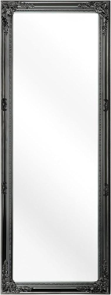 Wandspiegel schwarz rechteckig 50x130 cm FOUGERES Bild 1