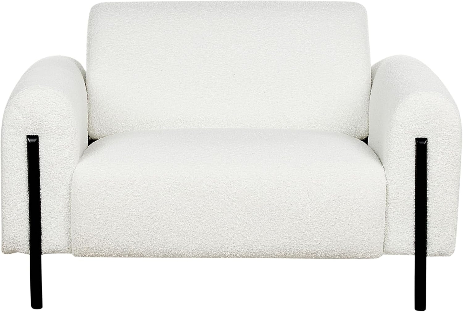 Sessel ASKIM Bouclé Weiß Bild 1