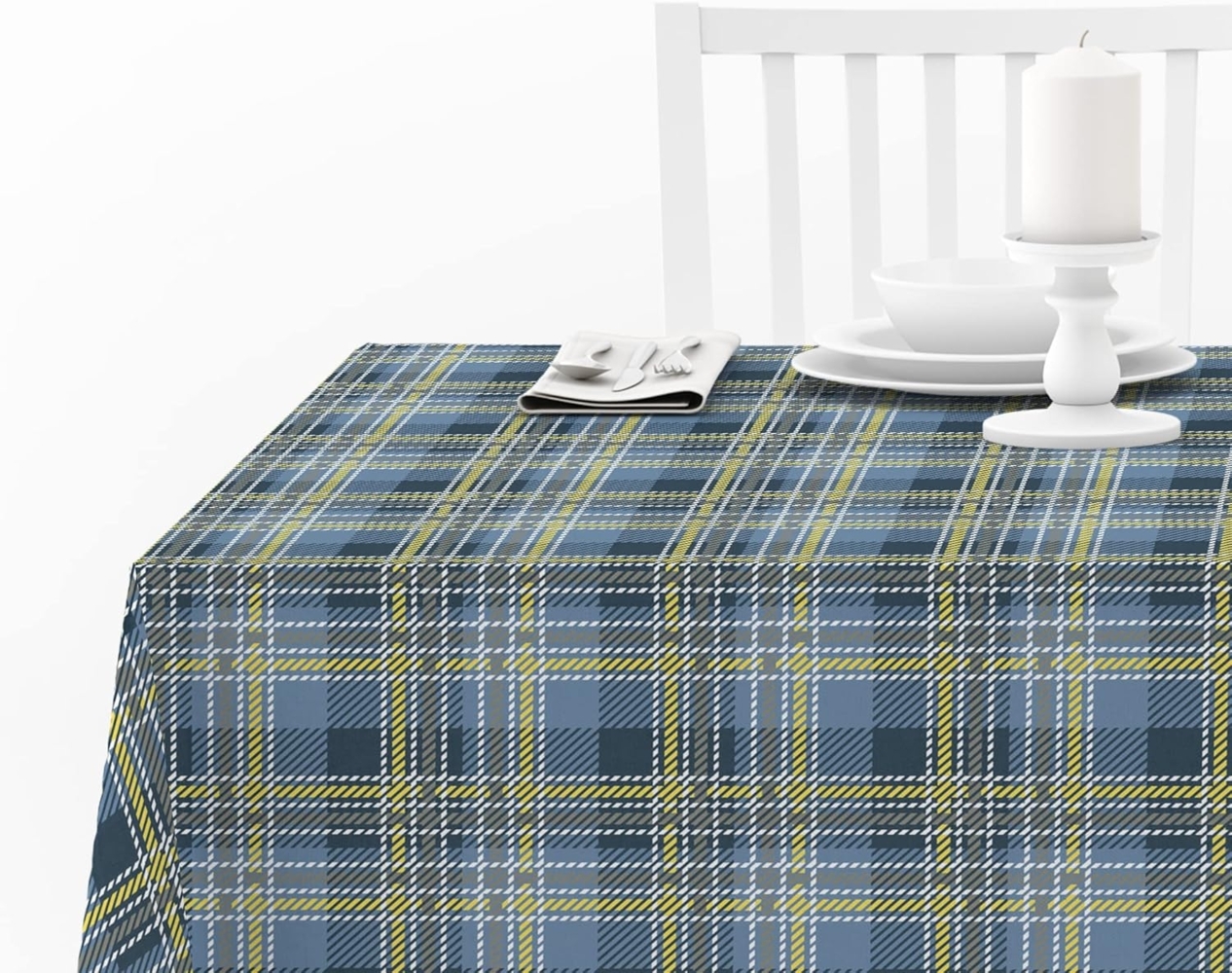 Doge Milano Tischdecke mit Digitaldruck, 100% Made in Italy Rutschfeste Tischdecke für Esszimmer, waschbar und schmutzabweisend, Weihnachtsmodell - RouenBoos, cm 240x140 Bild 1