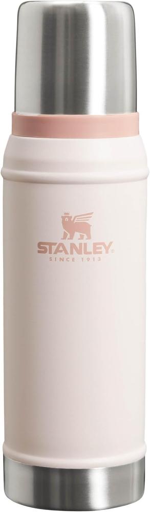 STANLEY Classic Legendary Thermos Flask 0. 75L - Keeps Hot or Cold for 20 Hours - BPA-free Thermal Flask - Stainless Steel Leakproof Coffee Flask - Flask for Hot Drink - Dishwasher Safe - Rose Quartz Bild 1