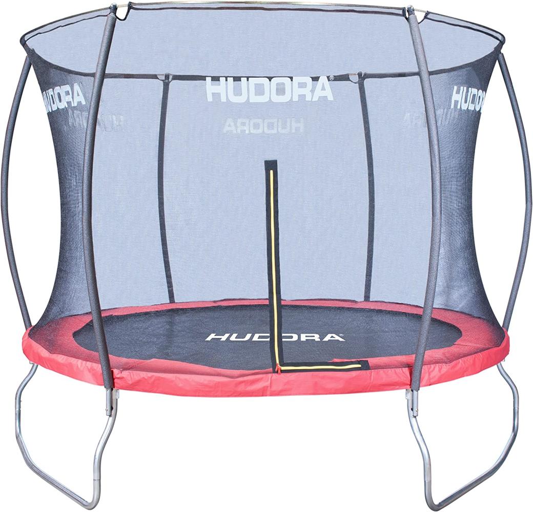 HUDORA 'Fantastic Trampolin 300V', mit Sicherheitsnetz, für die ganze Familie, max. belastbar bis 100 kg, 300 cm Durchmesser, rot, ab 3 Jahren Bild 1