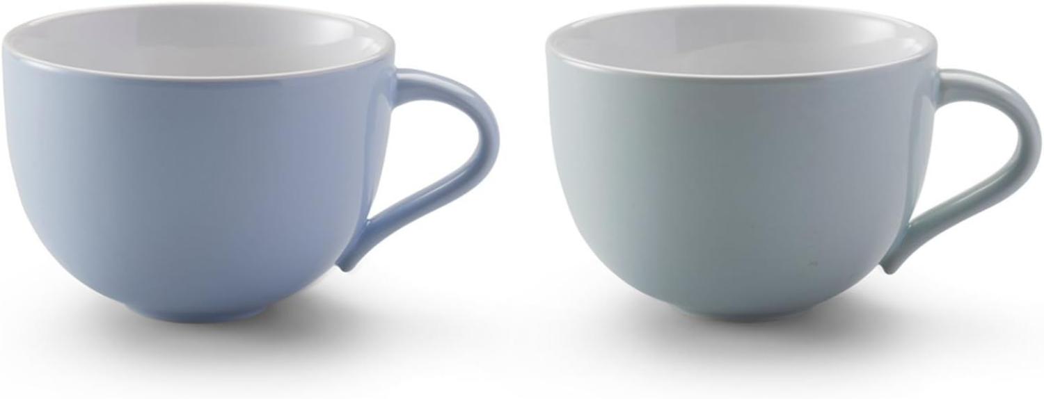 Stelton Emma Tasse Blue, 2er Set, Kaffeetasse, Becher, Steinzeug glasiert, Blau, 350 ml, x-208 Bild 1