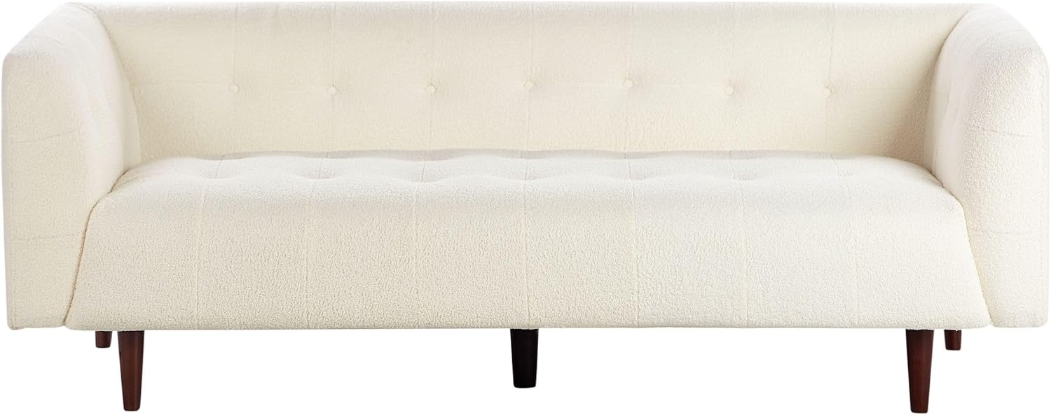 3-Sitzer Sofa Bouclé cremeweiß BYSKE Bild 1