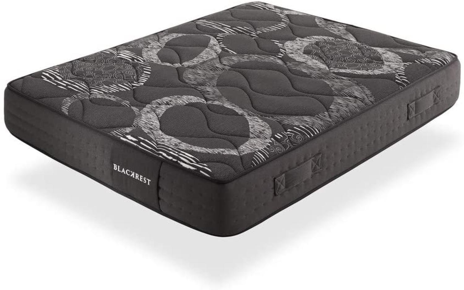 IKON SLEEP Taschenfederkernmatratze, Gelschaum, Schwarz, 80x190 cm Bild 1
