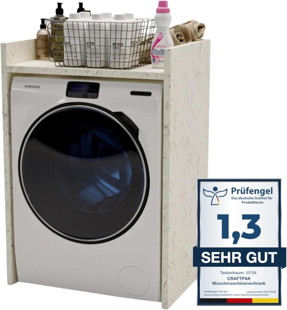 CraftPAK Waschmaschinenumbauschrank für Waschmaschine / Wäschetrockner - Überbauschrank Bild 1