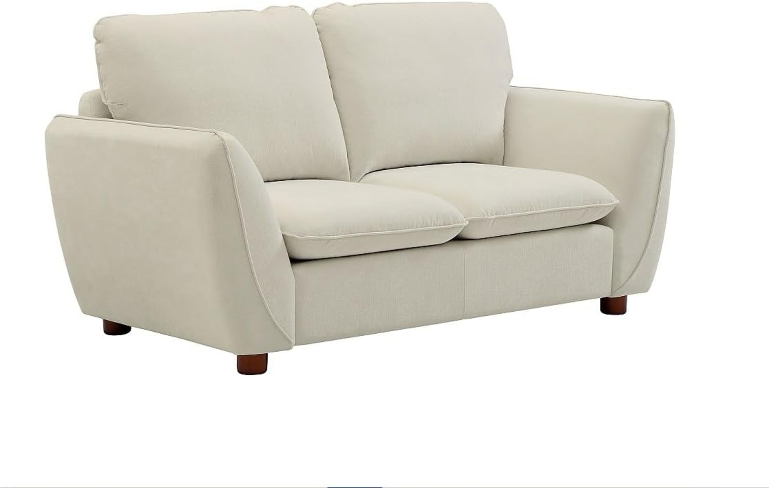 Vente-unique - Sofa 2‑Sitzer – Stoff – Offwhite – MENARDIA Bild 1