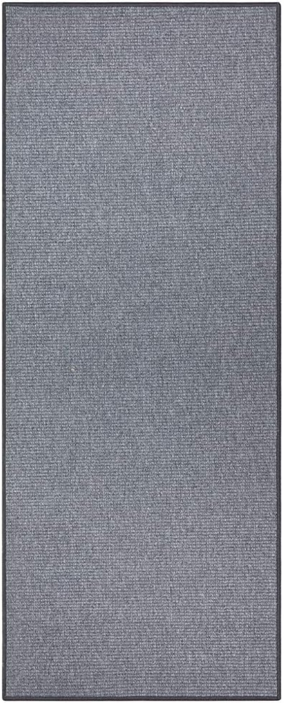Schlingen Läufer Bouclé Grau - 67x300x0,5cm Bild 1