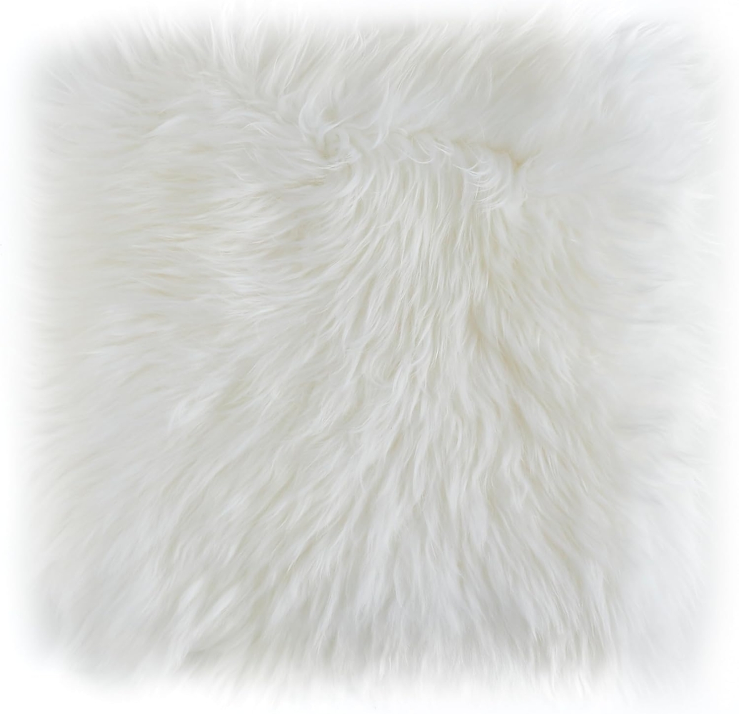 LUXOR living Stuhlkissen Sitzauflage Lammfell, Sitzauflage, rund oder eckig, echtes Lammfell, auch als 4er Set Bild 1