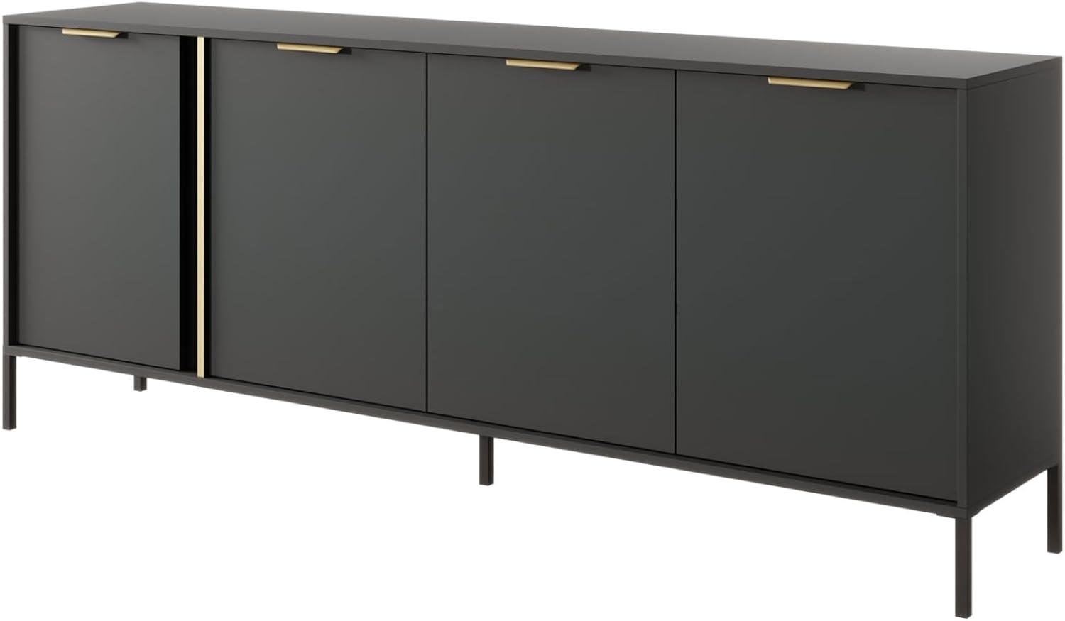 Sideboard Lars Kommode 203x39,5x81cm 4-türig Bild 1