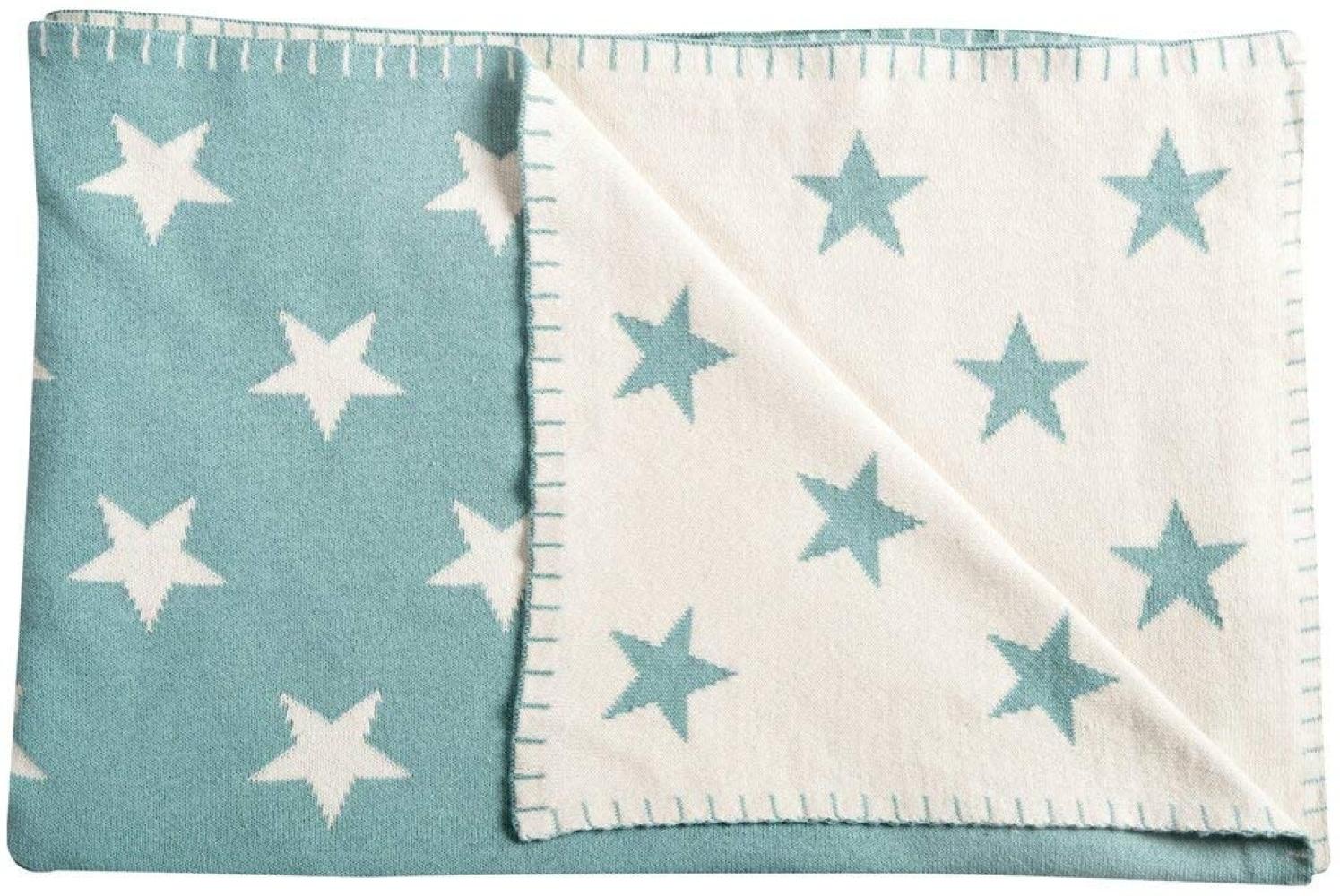 Schardt 'Big Star' Kuscheldecke grün/beige, 95x120 cm Bild 1