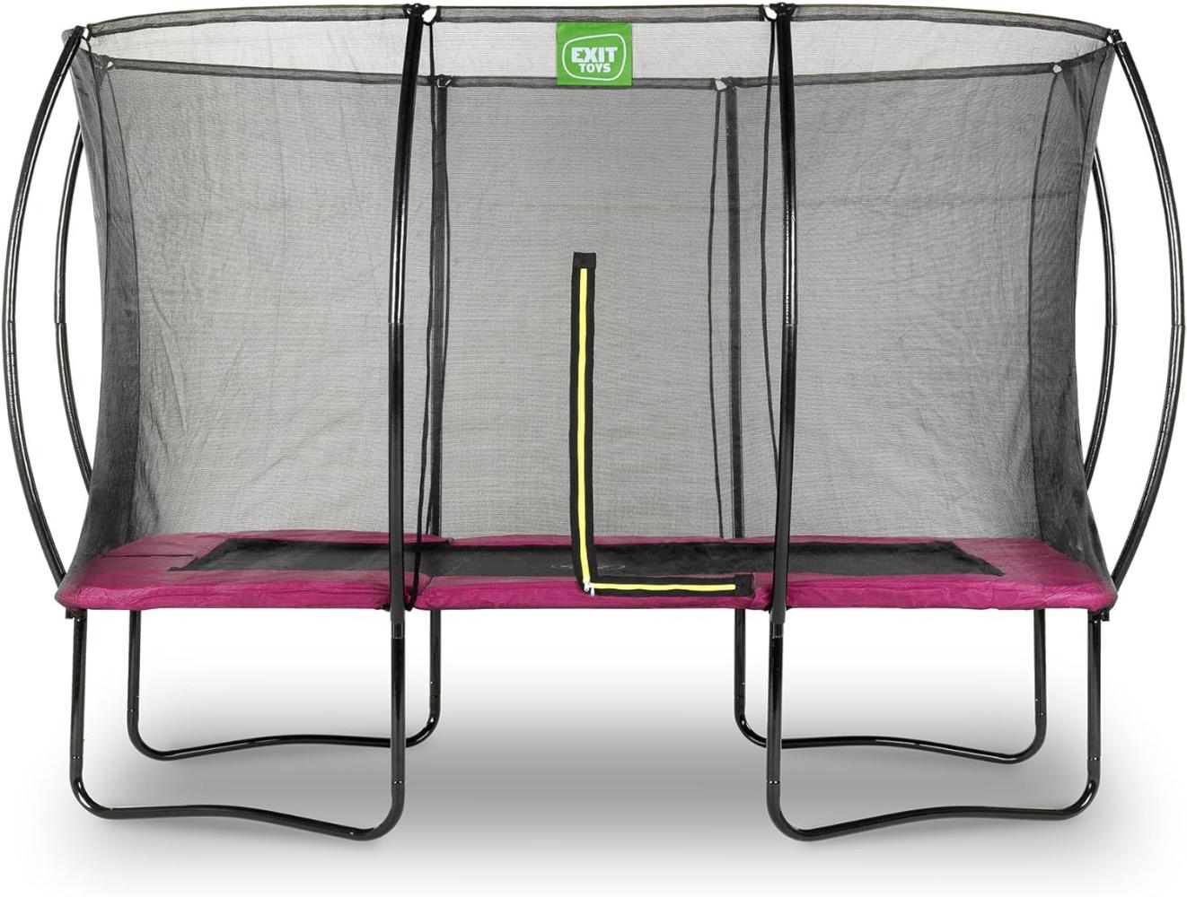 Exit Stahl Trampolin Silhouette | Rosa | 244x366 cm Bild 1