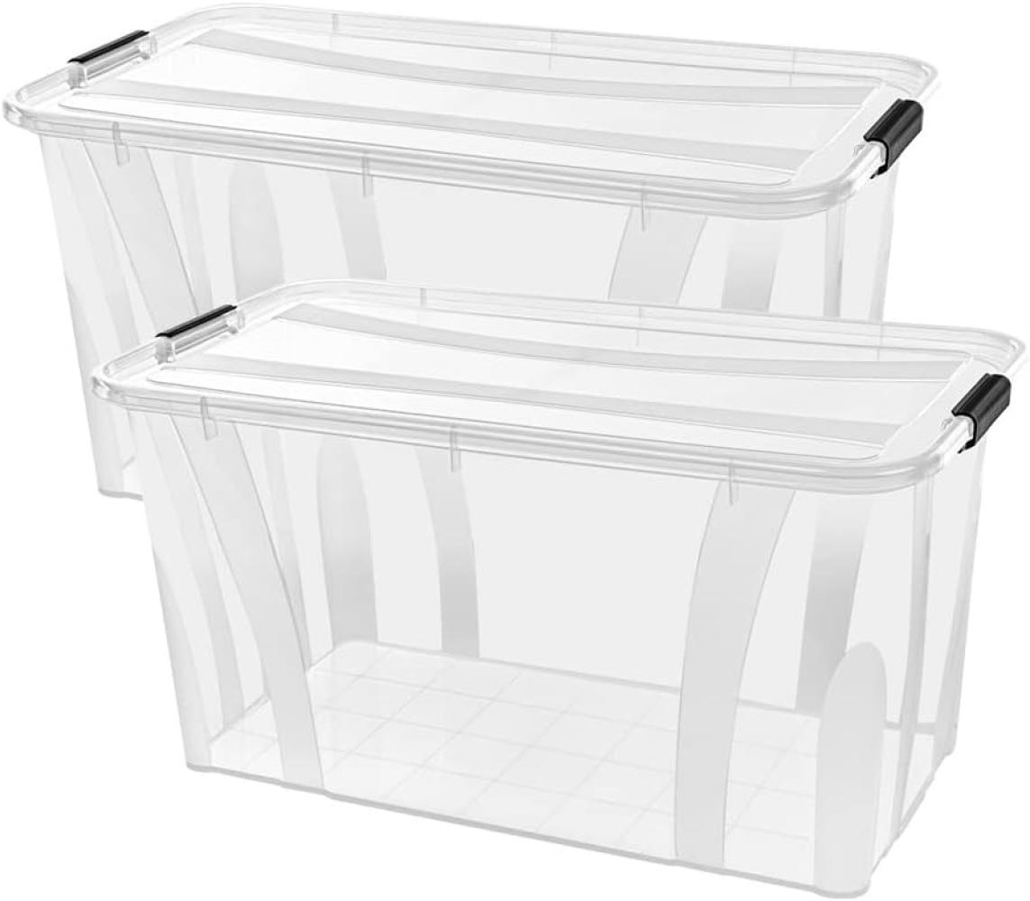 Siena Home Aufbewahrungsbox Anzio (Set, 2 St), Kunststoff, 100% recyclebar Bild 1