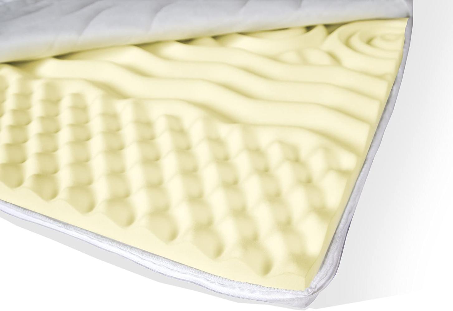 Möbel-Eins Topper-Auflage 7-Zonen Viscoschaum 160x200 cm Härtegrad 2 Bild 1