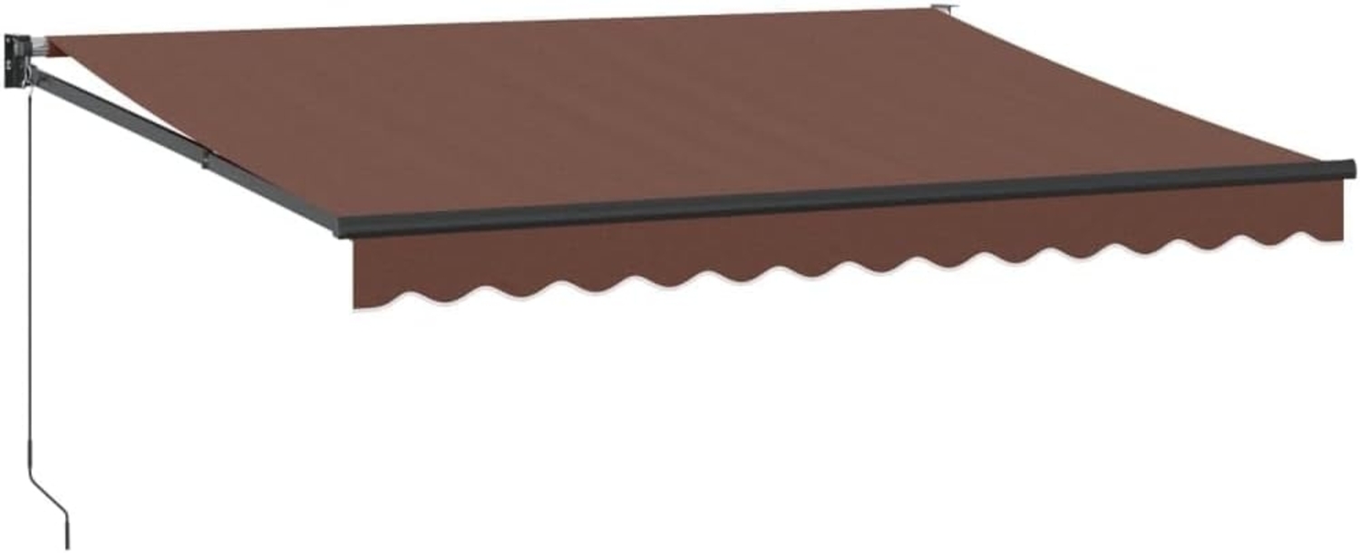vidaXL Markise Manuell Braun 350x250 cm 3215704 Bild 1