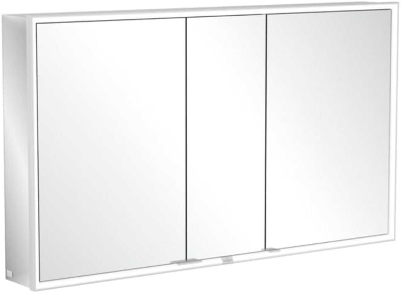 Villeroy & Boch My View Now, Spiegelschrank für Aufputz mit Beleuchtung, 1300 x 750 x 168 mm, mit Sensordimmer, 3 Türen, A45513 - A4551300 Bild 1