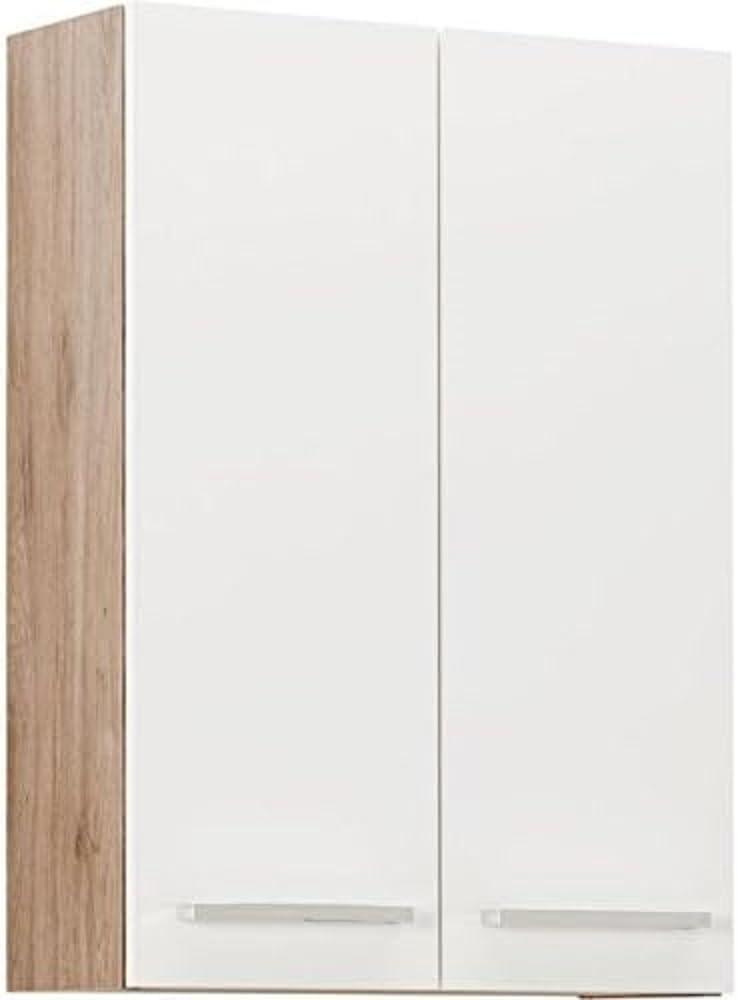 PELIPAL Quickset 380 Rom Wandschrank, Holzdekor, Sanremo Eiche Terra Quer Nachbildung, 20,0 x 50,0 x 70,0 cm Bild 1