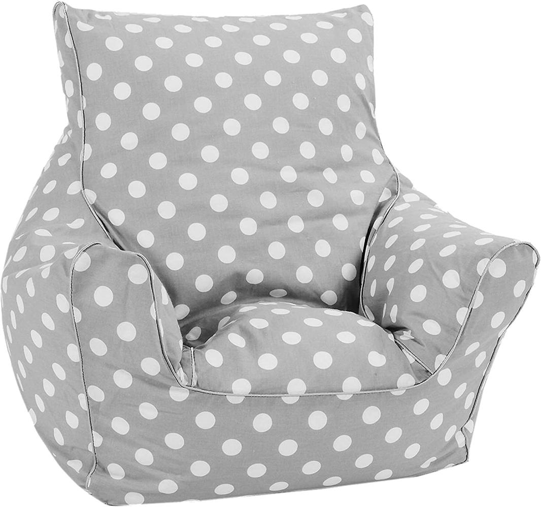 Knorrtoys Kindersitzsack Punkte (Dots Grey) Bild 1