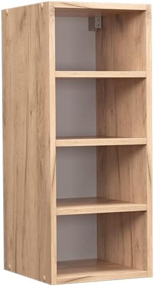 Vicco Küchenschrank Küchenmöbel Fame-Line modern Küche Einbauküche Küchenzeile Blende Unterschrank Hochschrank Hängeschrank Hochglanz (Eiche, Regalhängeschrank 30 cm) Bild 1