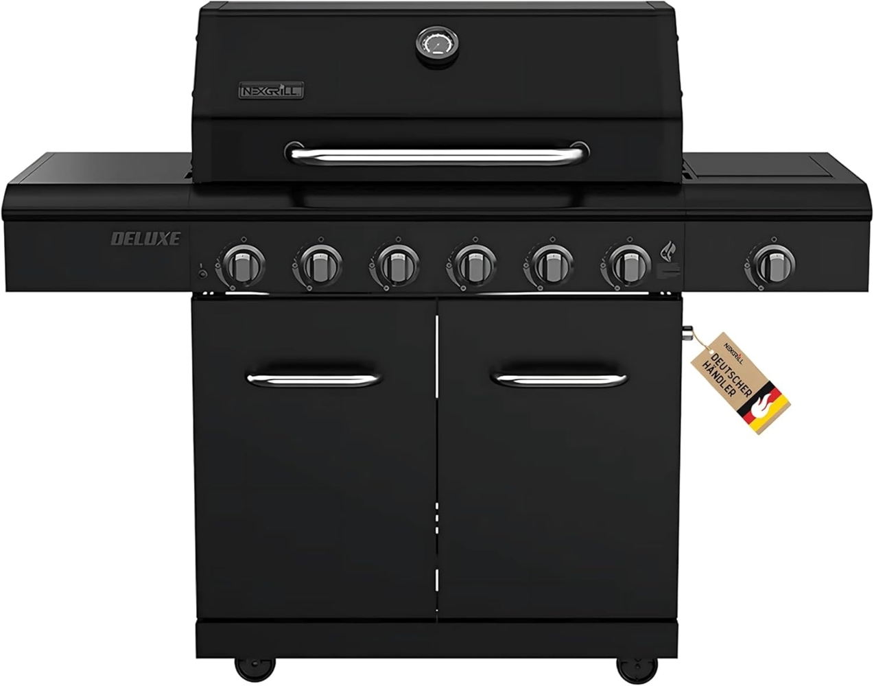Nexgrill Gasgrill "Deluxe" mit Seitenkochfeld, schwarz,6+1 Brenner Bild 1