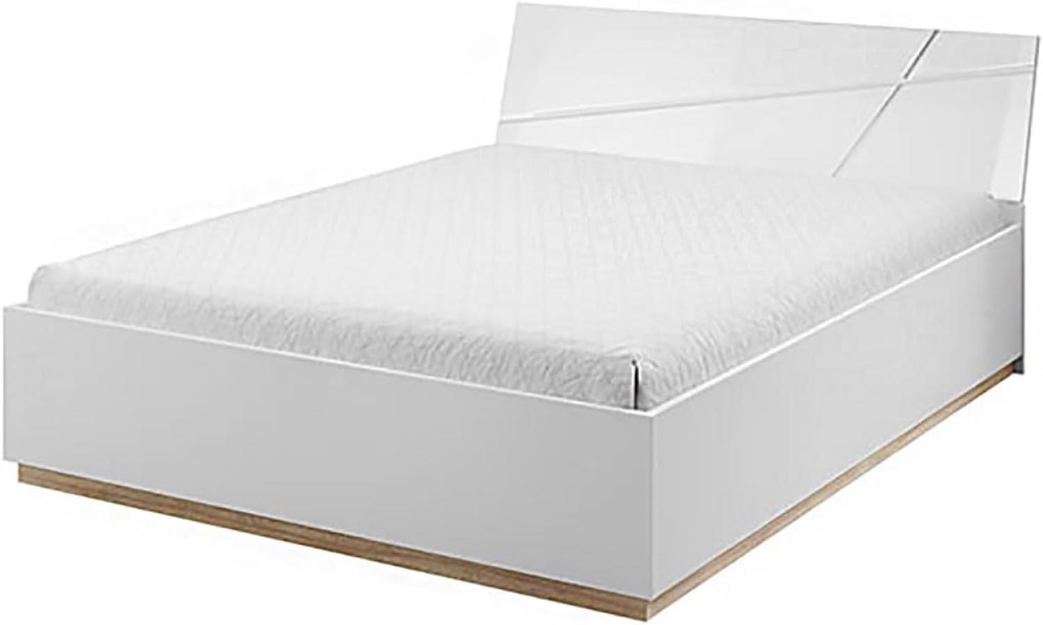 Bett Futura Doppelbett 140x200cm MDF Bild 1