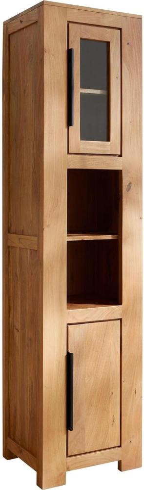 Hochschrank Solidu 45x185 cm Akazie Natur Bild 1