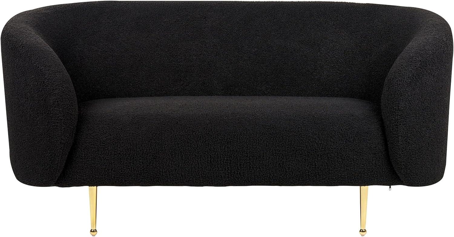 2-Sitzer Sofa Bouclé schwarz LOEN Bild 1