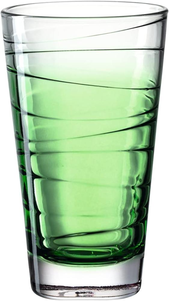 Leonardo 'Vario Struttura' Trinkglas, Kalk-Natron Glas, 280 ml, 1x Trinkglas, Grün Bild 1