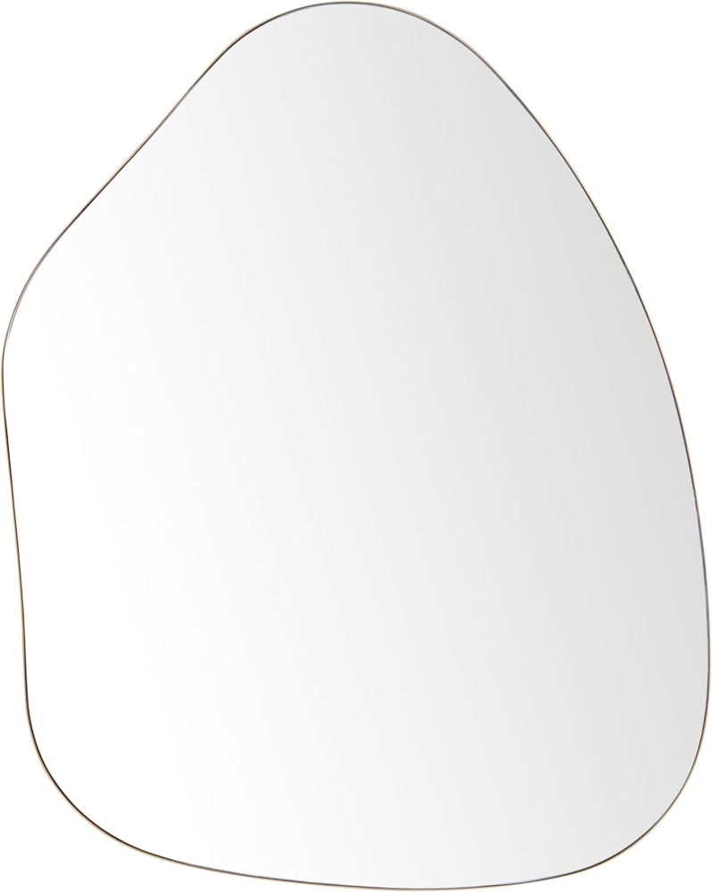 Wandspiegel PUTEAUX 70 cm 92 cm Metall Gold Bild 1