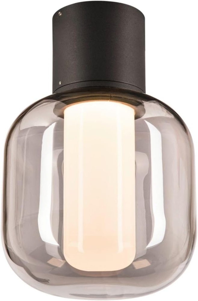 SLV 1004677 OVALISK CL Outdoor LED Deckenaufbauleuchte anthrazit CCT switch 3000 4000K Bild 1