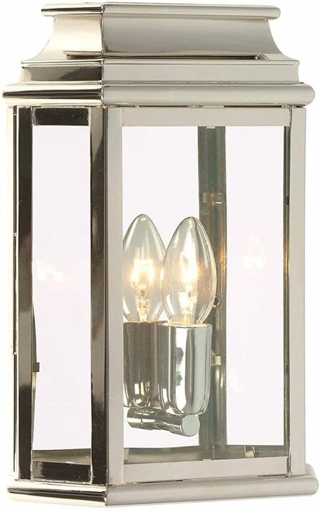 Elstead Lighting St Martins Outdoor 1-Light Wandleuchte Nickel poliert IP44 E27 Bild 1