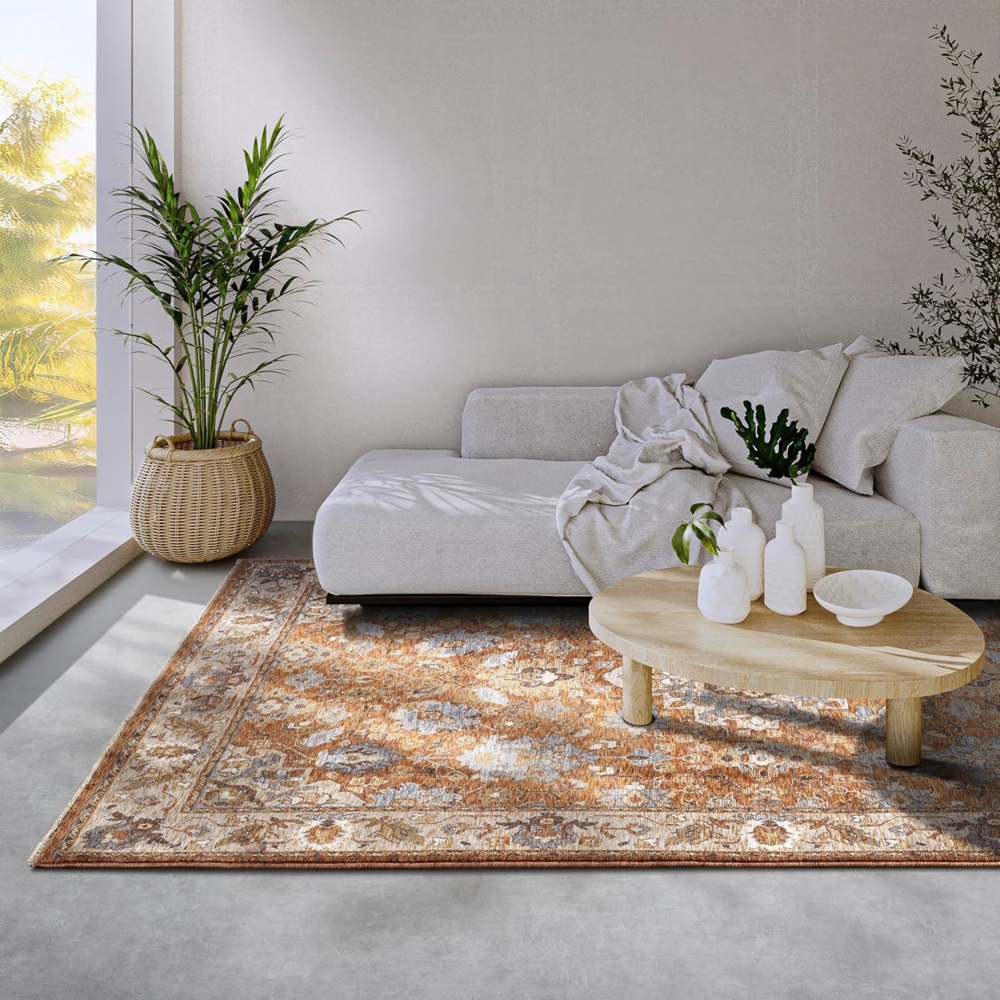 Villeroy & Boch Teppich Egon, rechteckig, Höhe: 7 mm, Orientalisch, Fransen, Läufer, Wohnzimmer, Schlafzimmer, Klassisch Bild 1