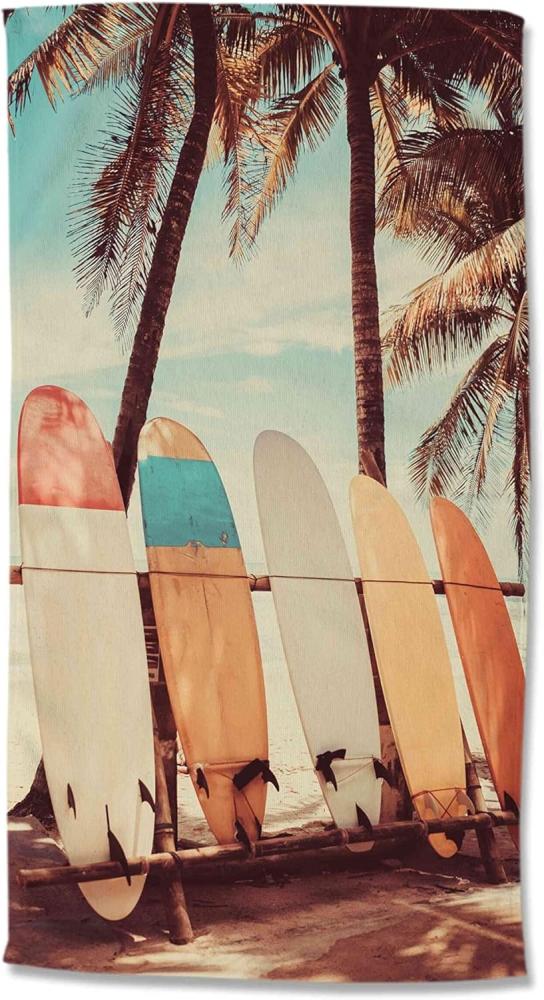 Good Morning Strandtuch Vintage Surf multi | 100x180 cm Bild 1