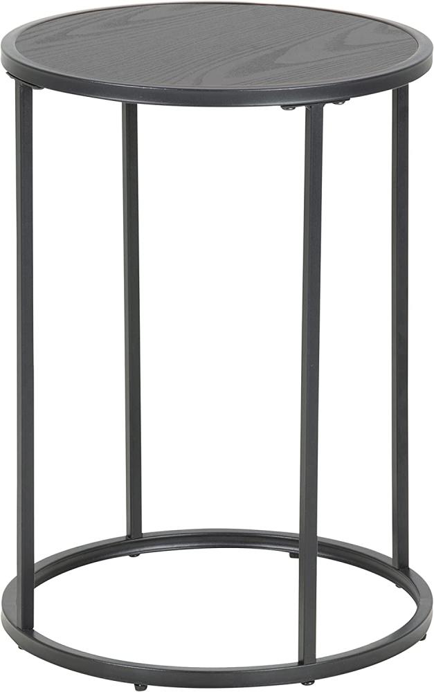 Beistelltisch SEAFORD Blumenhocker Ø 40 cm Metall schwarz Bild 1