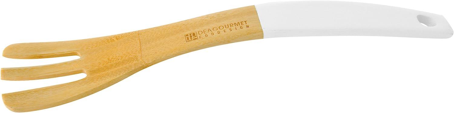 Deagourmet 118, Isis Fleischgabel in Bambu '100% Natur mit Griff weiß, 32,2x5,7 cm Bild 1