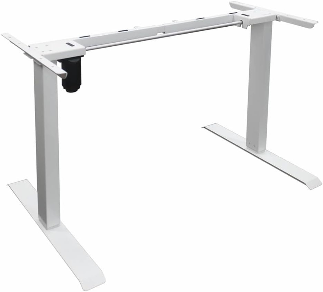 HOME DELUXE Gestell für höhenverstellbaren Schreibtisch AXION - Weiß Bild 1