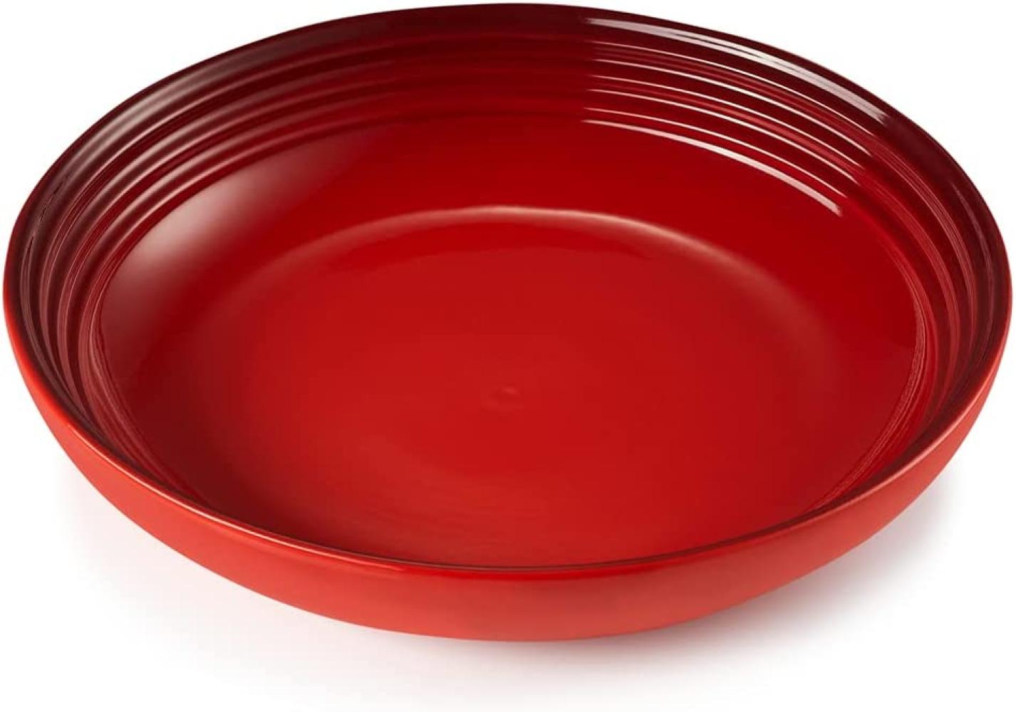 Suppenteller 22 cm Kirschrot Poterie Le Creuset - Backofen geeignet Bild 1