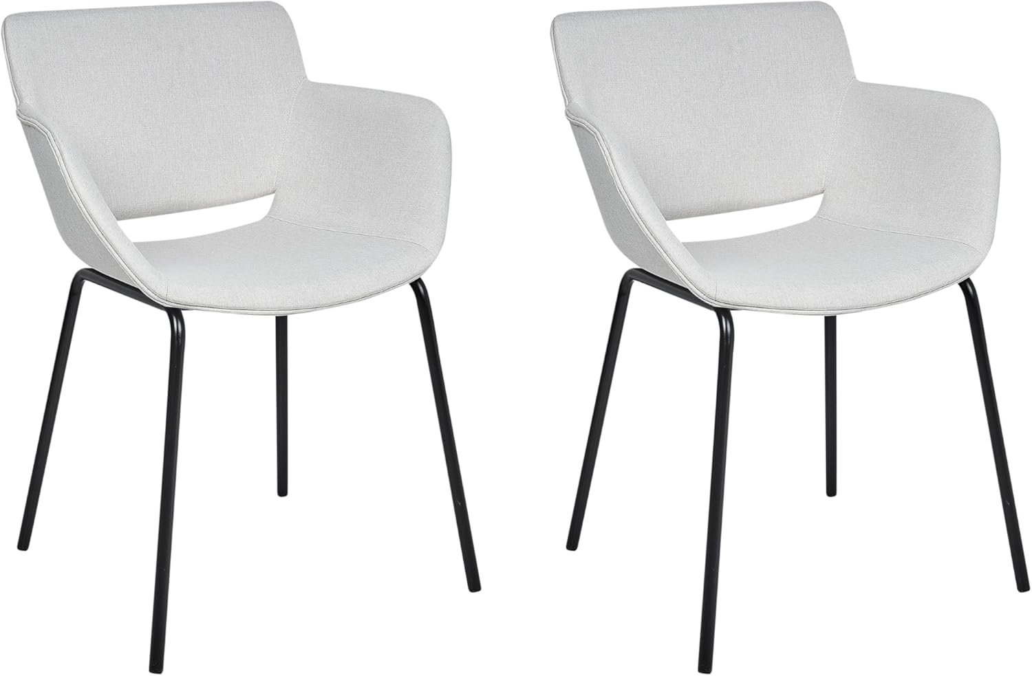 Esszimmerstuhl 2er Set AXTEL Hellgrau Bild 1