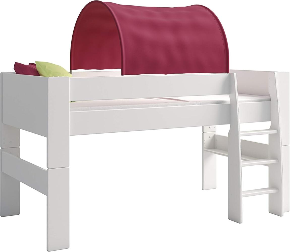 Steens For Kids Tunnelzelt für Kinderbett, Hochbett, 88 x 69 x 91 cm (B/H/T), Baumwolle, lila Bild 1