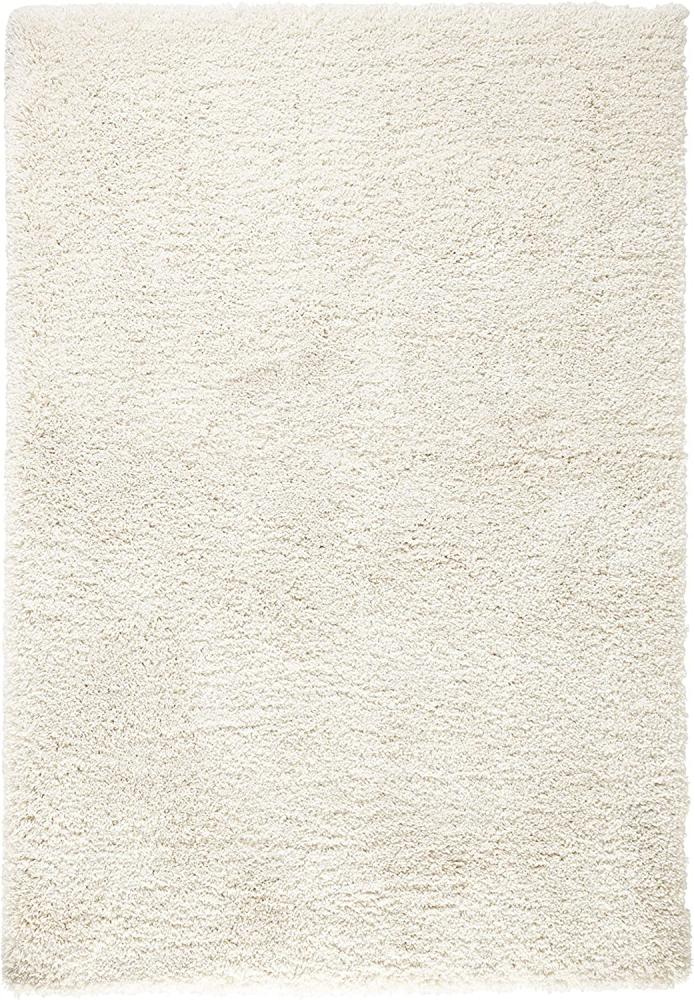 Hochflor Teppich Venice Creme meliert - 160x230x4,5cm Bild 1