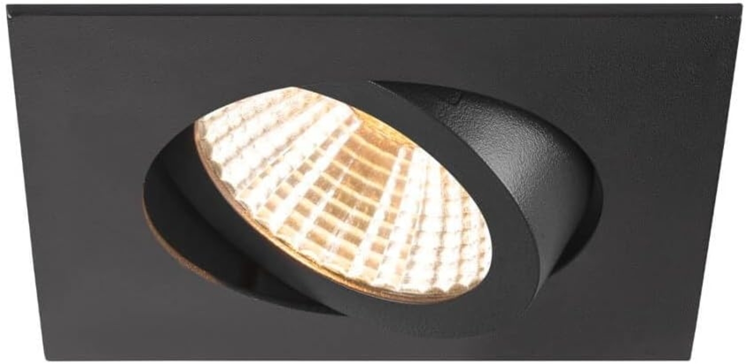 SLV 1007398 NEW TRIA® 68 Deckeneinbauleuchte 3000K 38° quadratisch schwarz Bild 1