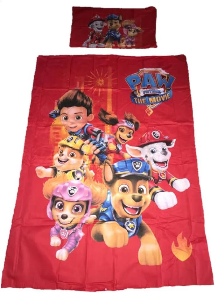 Paw Patrol Baby Bettwäsche Wendebettwäsche rot 100 x 135 cm Bild 1